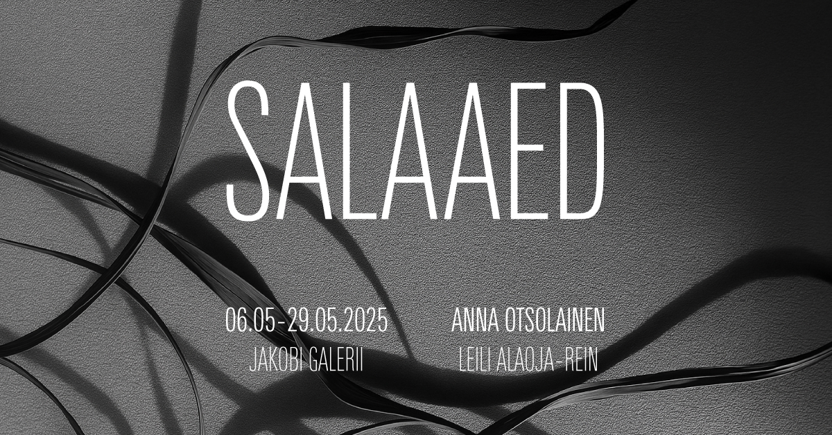 Teisipäeval, 6. mail kell 18.00 avatakse Tartus Jakobi galeriis Anna Otsolaineni isikunäitus “Salaaed”. Näitus jääb avatuks 29. maini. Salaaed on koht, kus väär