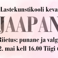 KUTSE  | Tartu Lastekunstikooli kevadpidu 22. mail