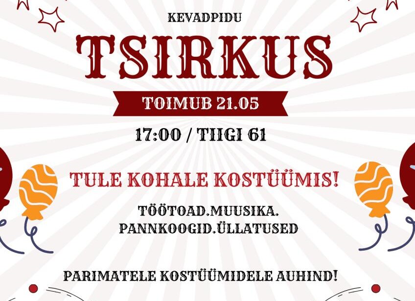 KUTSE | KEVADPIDU 21. mail